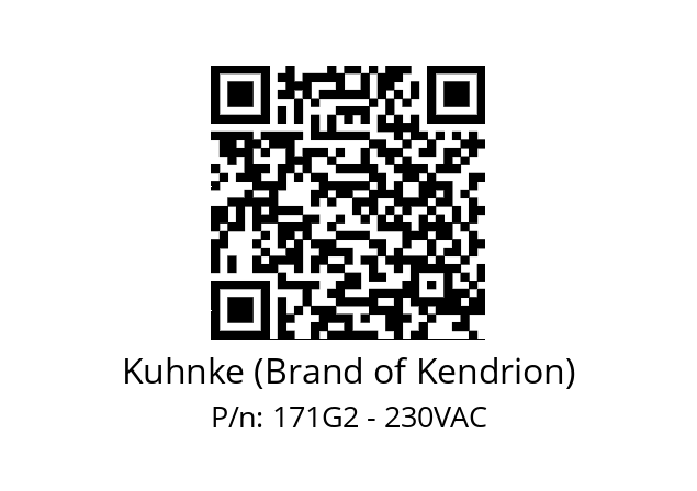   Kuhnke (Brand of Kendrion) 171G2 - 230VAC