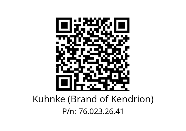   Kuhnke (Brand of Kendrion) 76.023.26.41