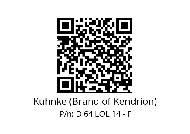   Kuhnke (Brand of Kendrion) D 64 LOL 14 - F