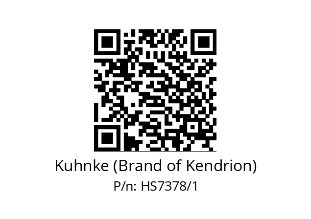   Kuhnke (Brand of Kendrion) HS7378/1