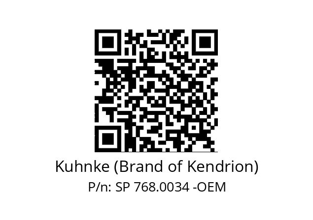   Kuhnke (Brand of Kendrion) SP 768.0034 -OEM