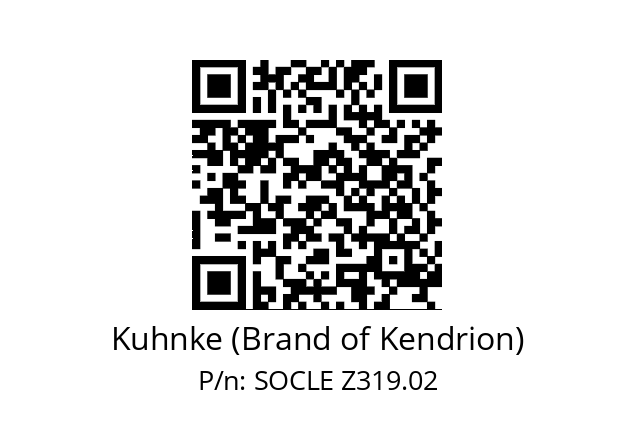   Kuhnke (Brand of Kendrion) SOCLE Z319.02