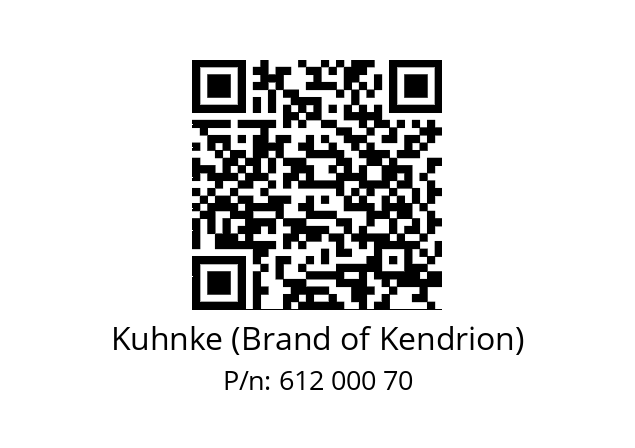   Kuhnke (Brand of Kendrion) 612 000 70