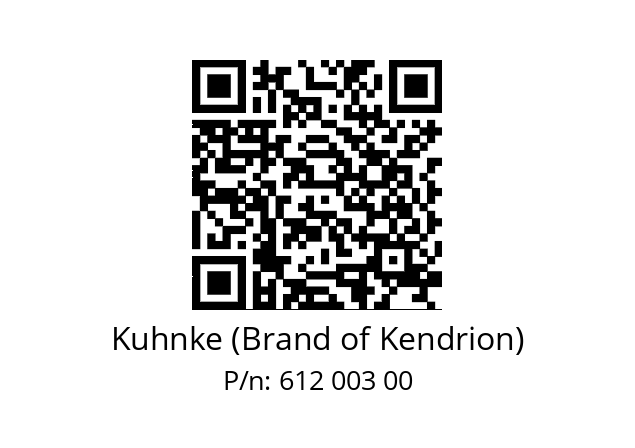   Kuhnke (Brand of Kendrion) 612 003 00