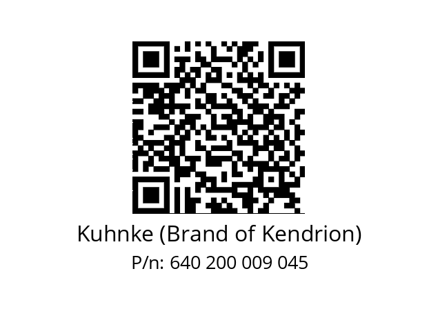   Kuhnke (Brand of Kendrion) 640 200 009 045