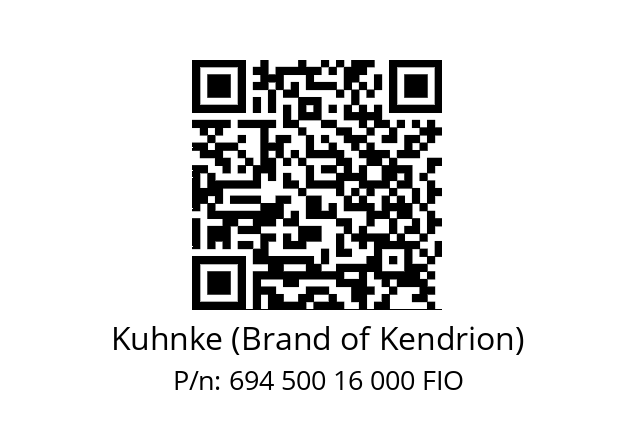   Kuhnke (Brand of Kendrion) 694 500 16 000 FIO