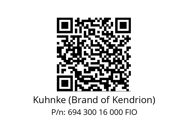   Kuhnke (Brand of Kendrion) 694 300 16 000 FIO