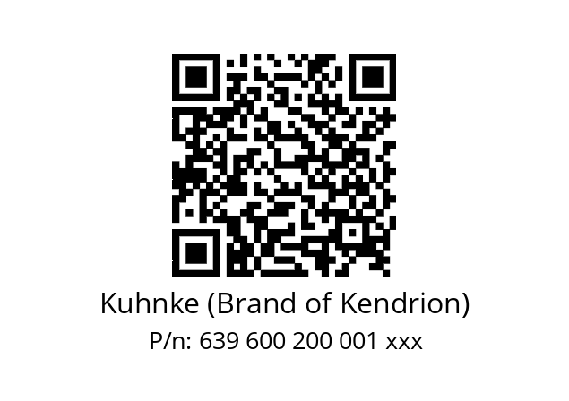   Kuhnke (Brand of Kendrion) 639 600 200 001 xxx