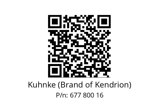   Kuhnke (Brand of Kendrion) 677 800 16