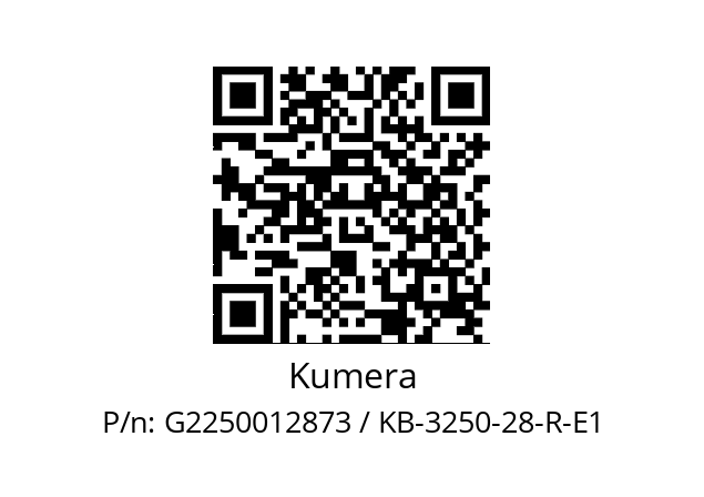   Kumera G2250012873 / KB-3250-28-R-E1