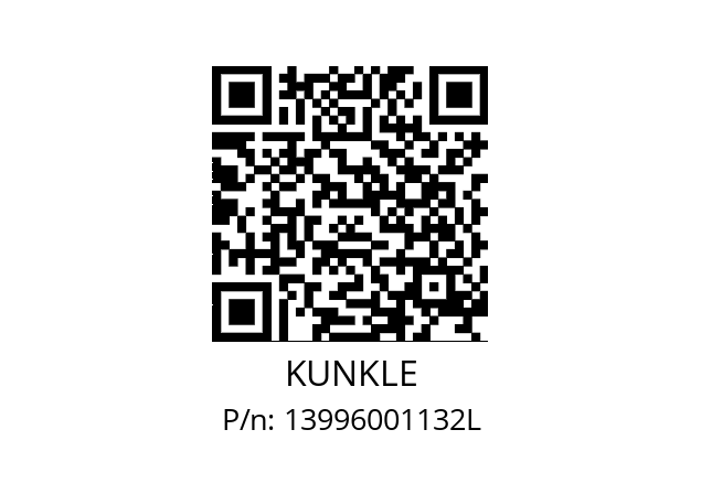   KUNKLE 13996001132L