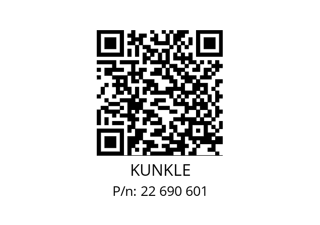   KUNKLE 22 690 601