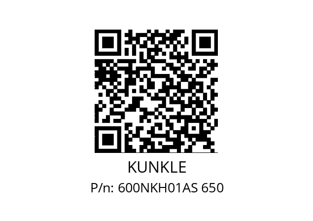   KUNKLE 600NKH01AS 650