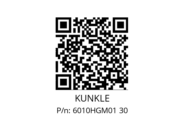   KUNKLE 6010HGM01 30