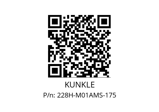   KUNKLE 228H-M01AMS-175