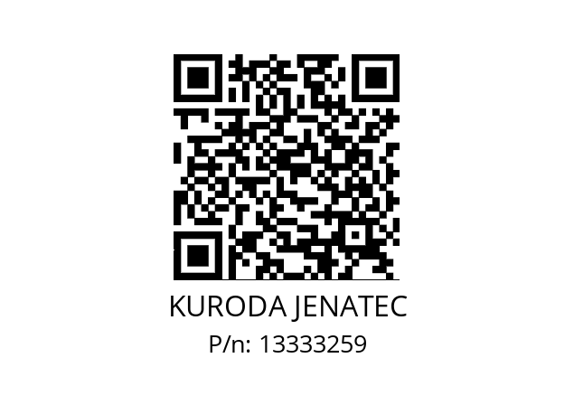   KURODA JENATEC 13333259