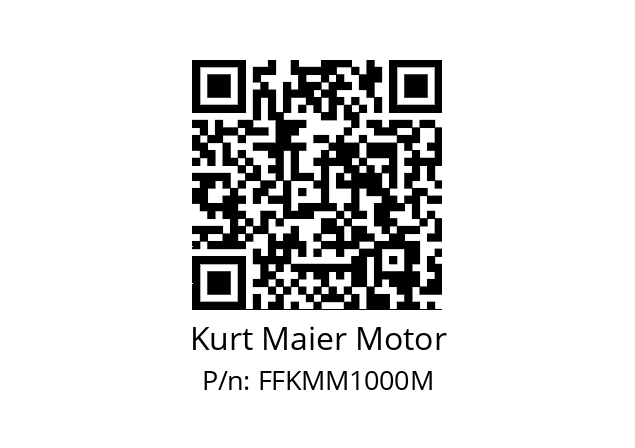   Kurt Maier Motor FFKMM1000M