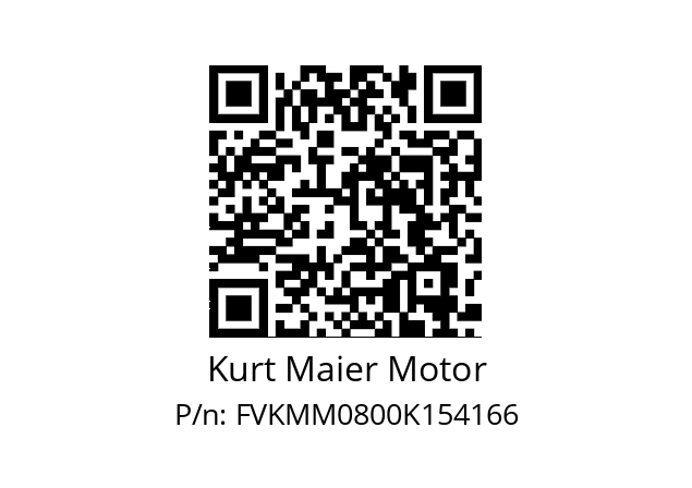   Kurt Maier Motor FVKMM0800K154166