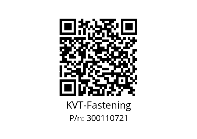 Cap  KVT-Fastening 300110721