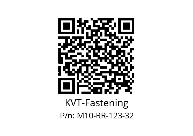   KVT-Fastening M10-RR-123-32