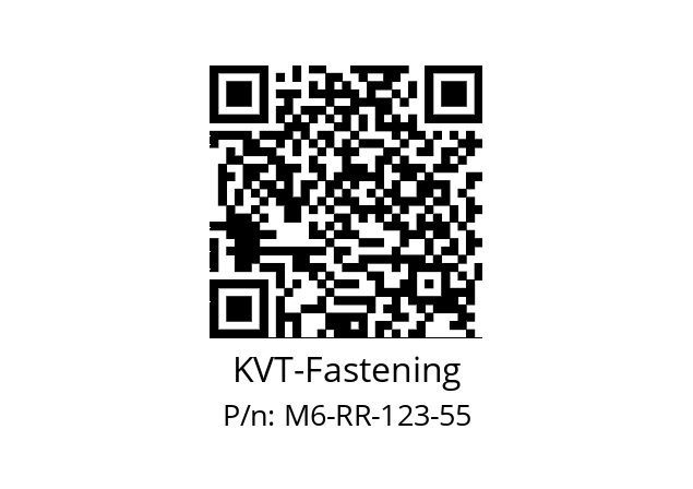   KVT-Fastening M6-RR-123-55