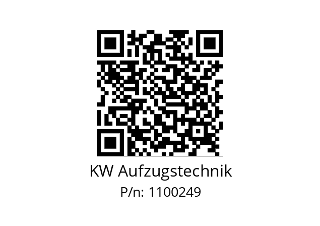   KW Aufzugstechnik 1100249