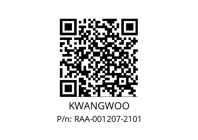   KWANGWOO RAA-001207-2101