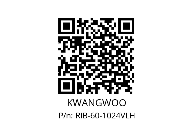   KWANGWOO RIB-60-1024VLH