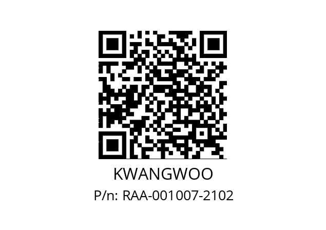   KWANGWOO RAA-001007-2102