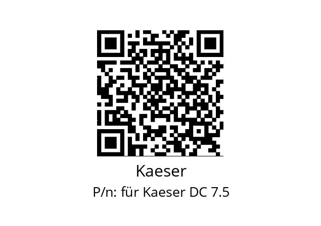   Kaeser für Kaeser DC 7.5