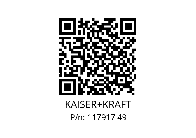   KAISER+KRAFT 117917 49