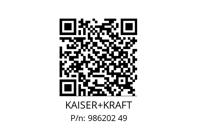   KAISER+KRAFT 986202 49