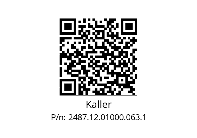   Kaller 2487.12.01000.063.1