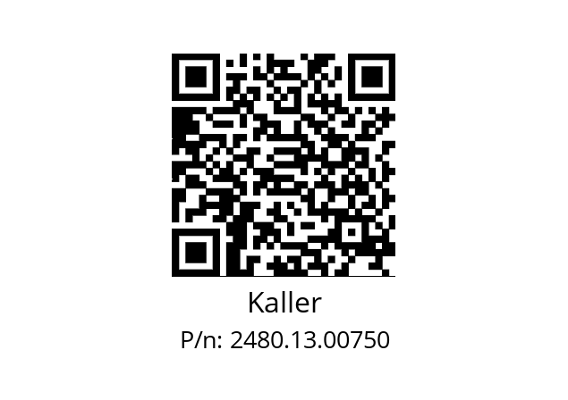   Kaller 2480.13.00750