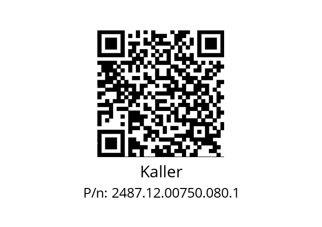   Kaller 2487.12.00750.080.1