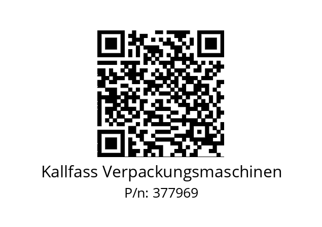   Kallfass Verpackungsmaschinen 377969