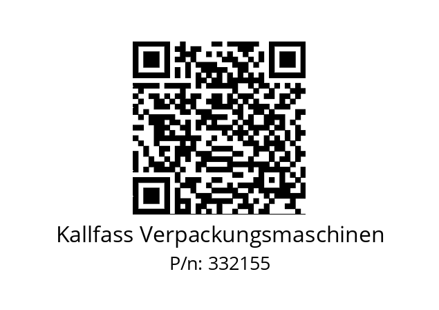   Kallfass Verpackungsmaschinen 332155