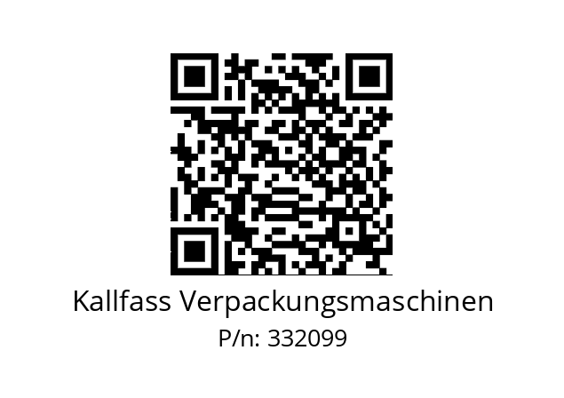   Kallfass Verpackungsmaschinen 332099