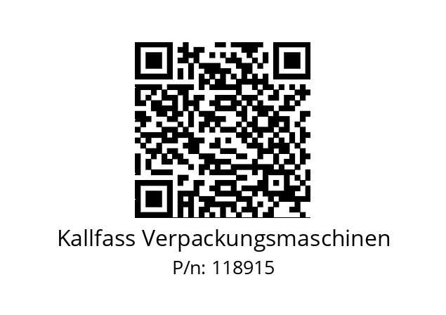   Kallfass Verpackungsmaschinen 118915