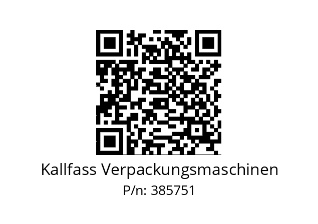   Kallfass Verpackungsmaschinen 385751