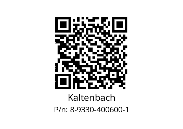   Kaltenbach 8-9330-400600-1