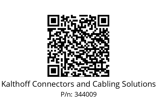   Kalthoff Connectors and Cabling Solutions 344009