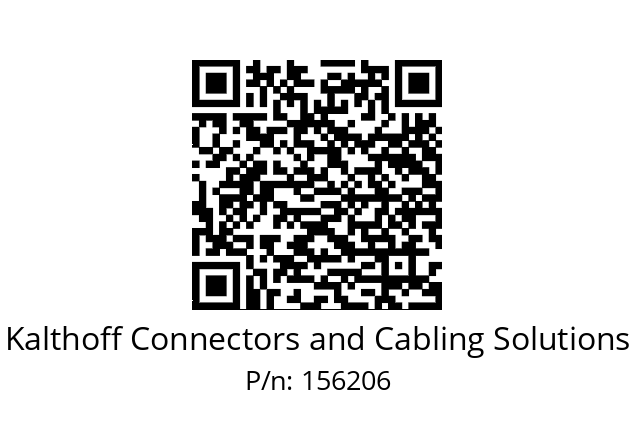   Kalthoff Connectors and Cabling Solutions 156206