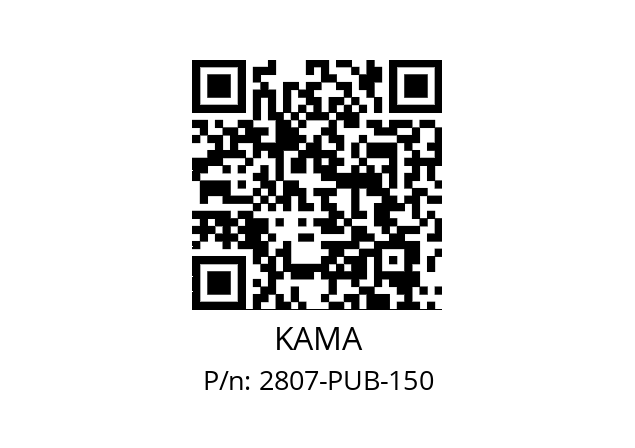   KAMA 2807-PUB-150