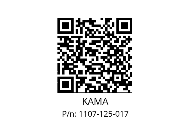   KAMA 1107-125-017