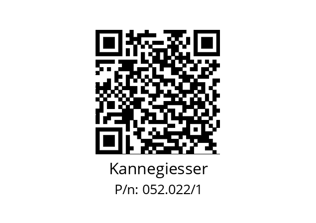   Kannegiesser 052.022/1