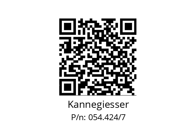   Kannegiesser 054.424/7