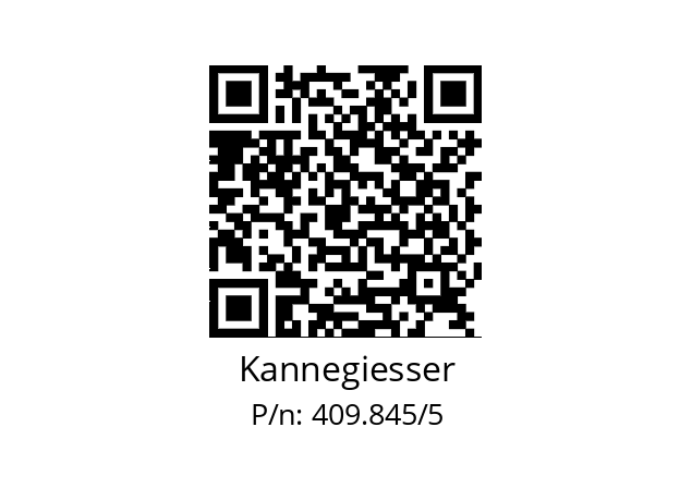   Kannegiesser 409.845/5