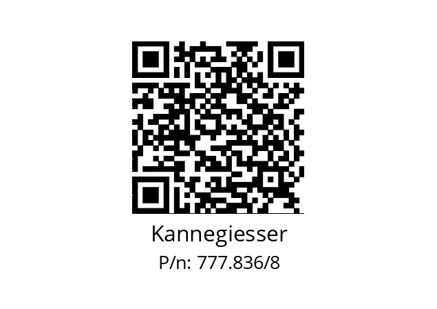   Kannegiesser 777.836/8