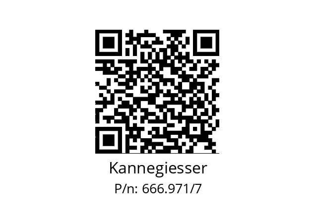   Kannegiesser 666.971/7